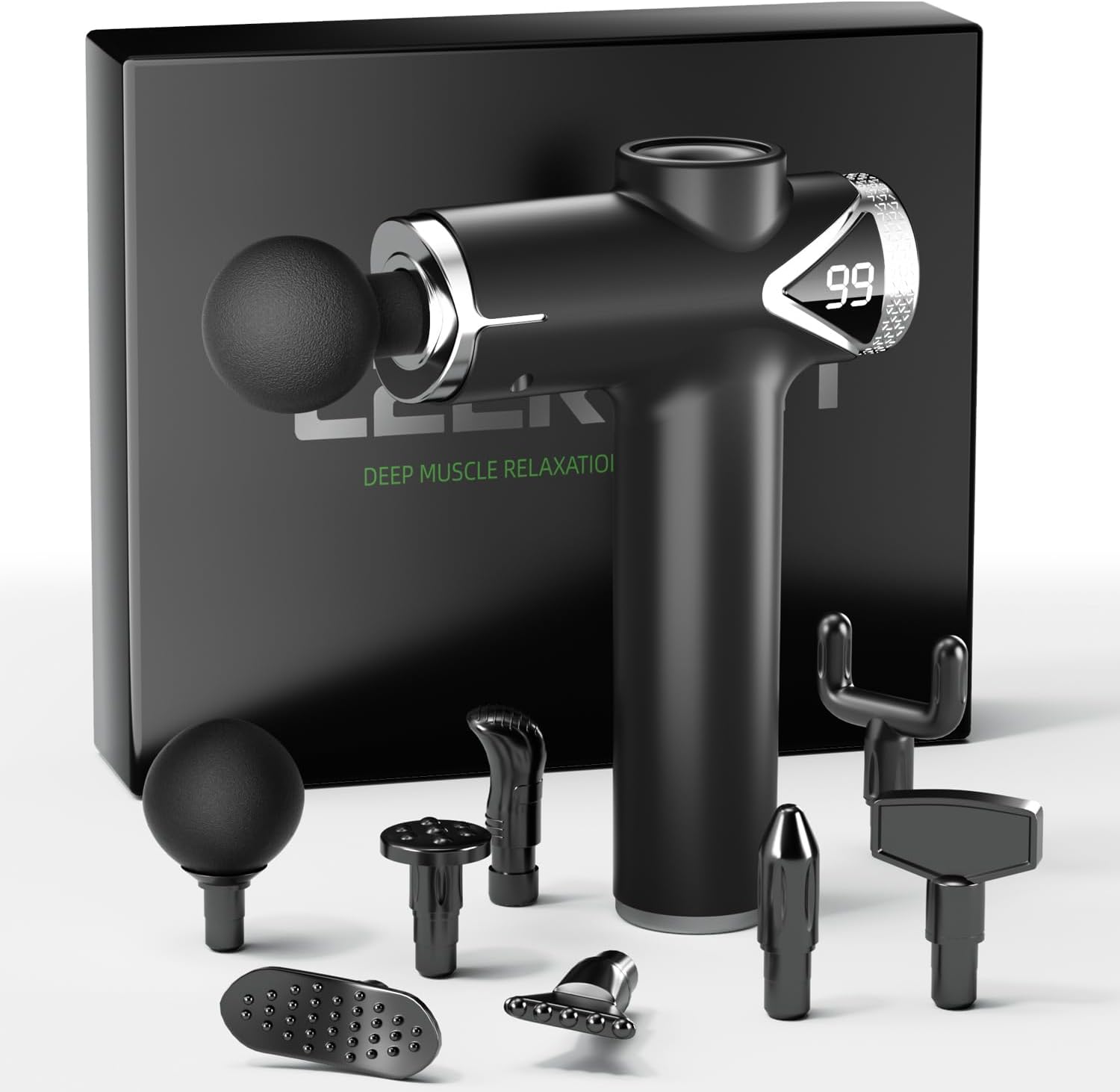 Massage Gun - プロの筋肉マッサージガン、首と背中のマッサージ器具、ドロップシッピングフィットネス機器、男性女性への最高の贈り物