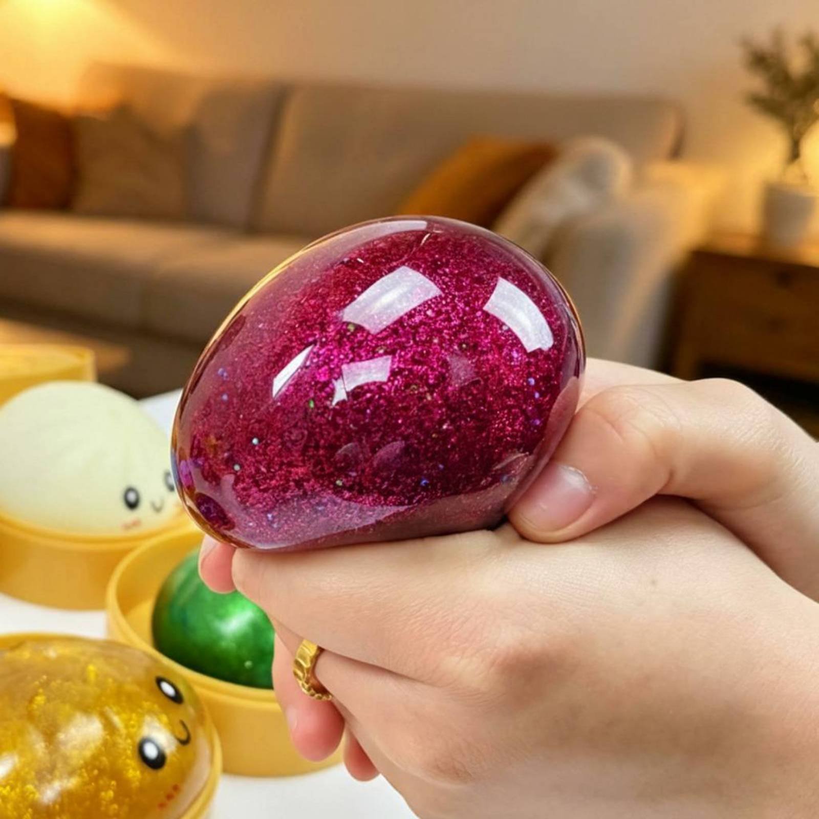 蒸しパンスクイーズ感覚玩具 かわいい顔スクイーズおもちゃ ソ - Face Steamer のレビューと価格