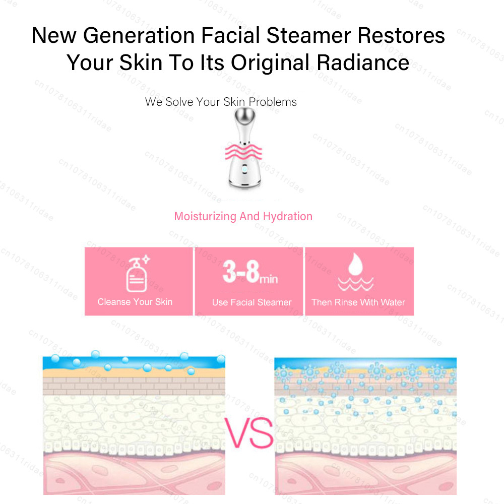 70 ミリリットルフェイススチーマーナノスチームホットコンプ - Face Steamer のレビューと価格