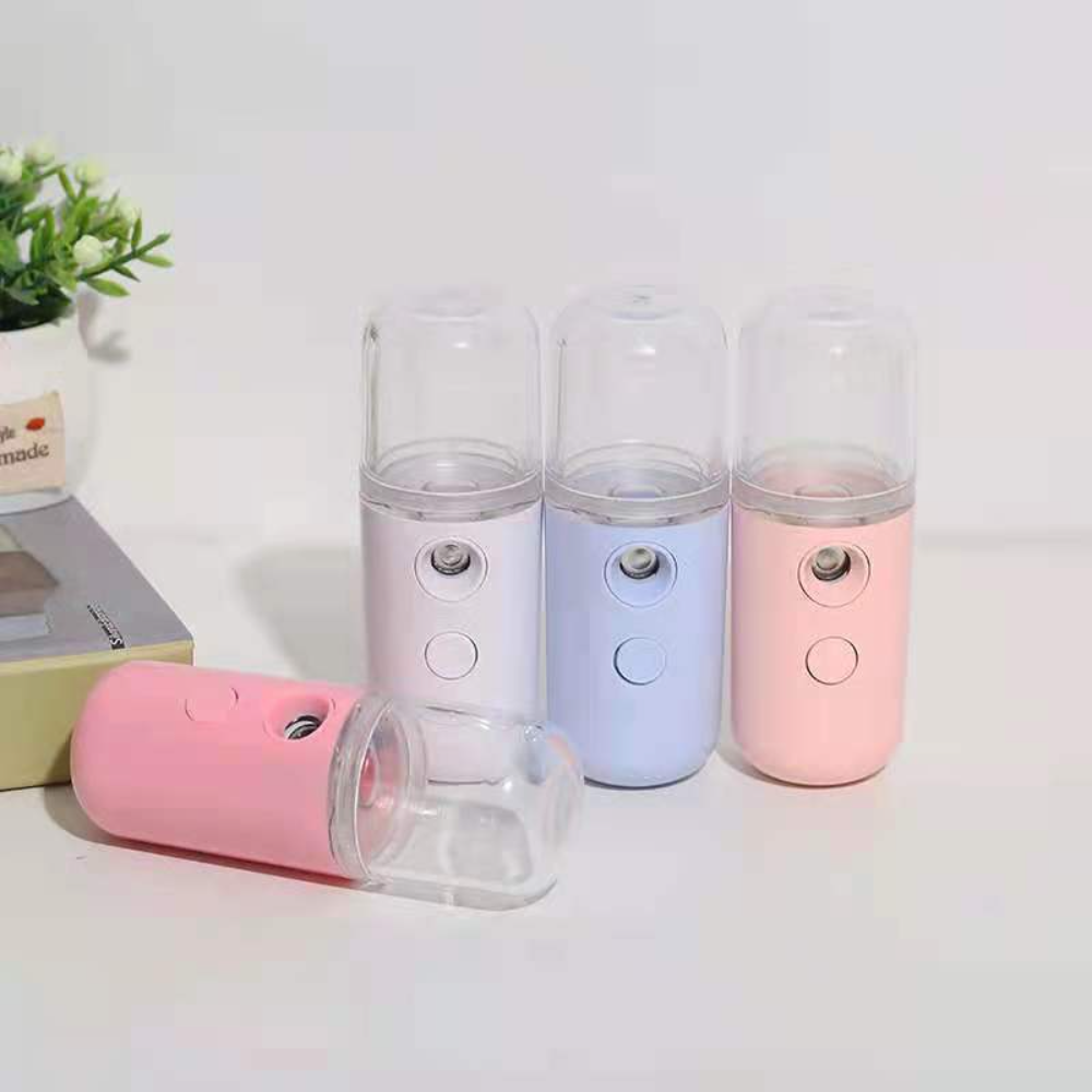 ポータブル小型フェイシャルスチーマー充電式30mlミニ加湿器 - Face Steamer のレビューと価格