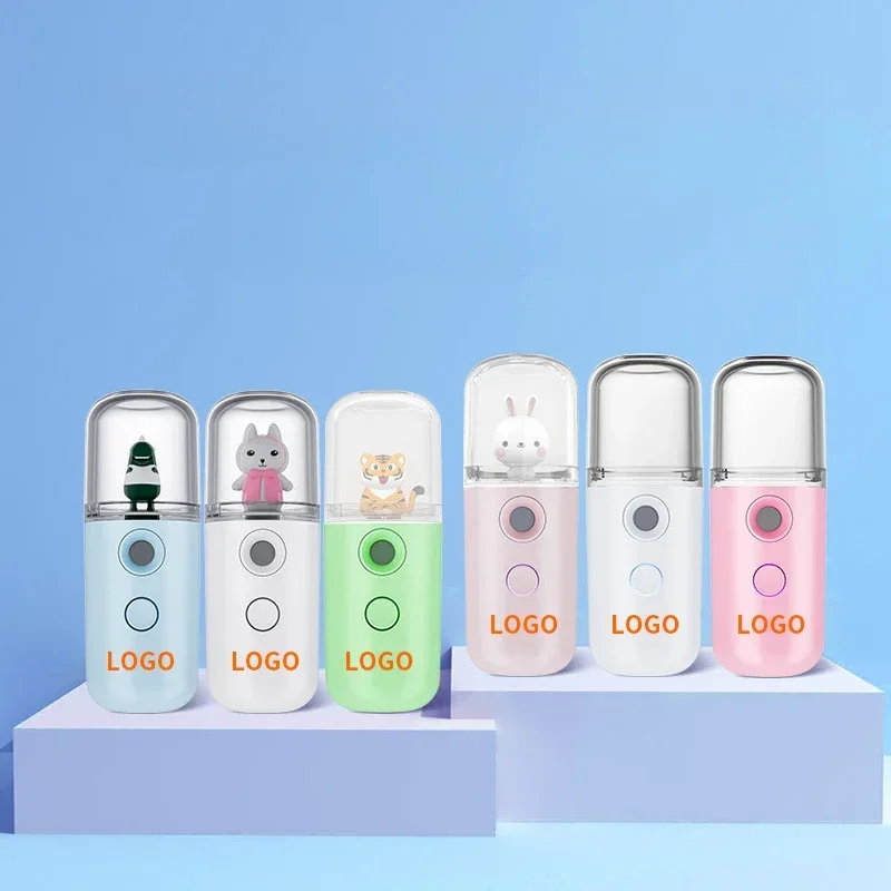 漫画ミニフェイシャル加湿器フェイスナノミストブルーライトスプ - Face Steamer のレビューと価格