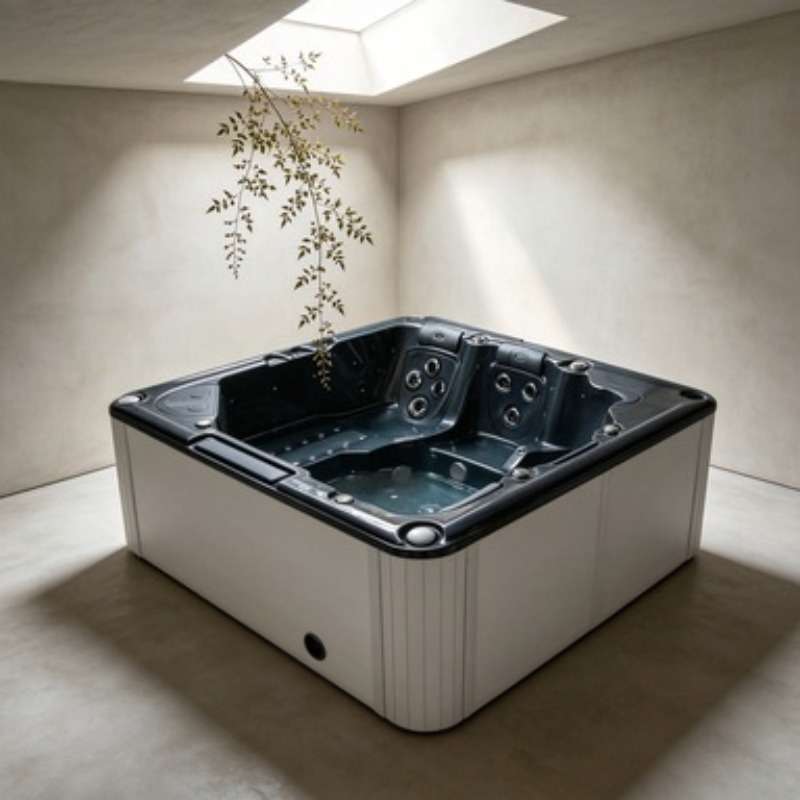 マッサージ浴槽 アクリル製 ジャグジー スパ ホットタブ 屋 - Spa Massager のレビューと価格