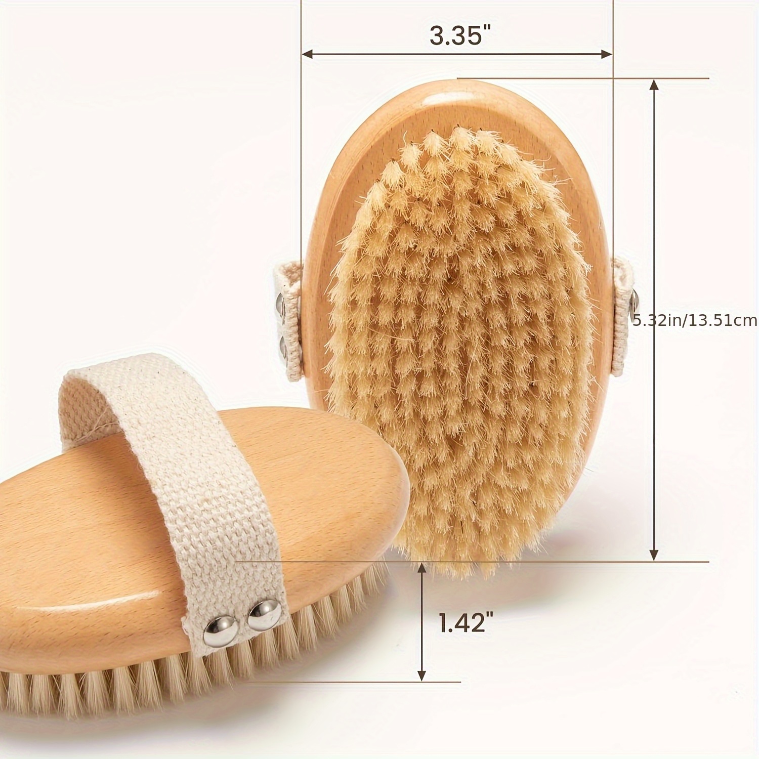 2個入り：ドライブラッシング用ボディブラシと両面ニッケル製フ - Body Brush のレビューと価格