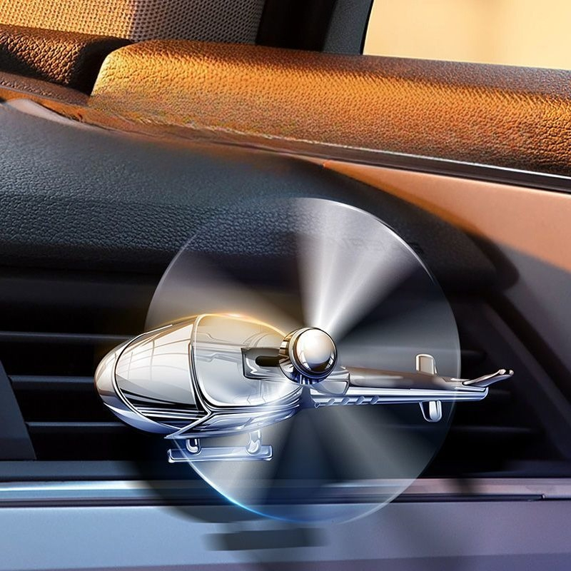 車のエアコン吹き出し口に取り付けるクリップ式の扇風機。飛行機 - Aromatherapy Diffuser のレビューと価格